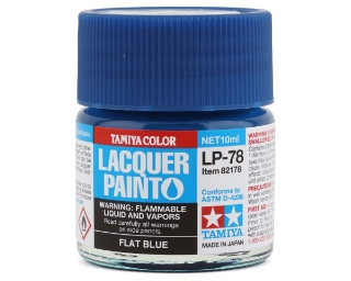 Picture of Tamiya LP-78 Flat Blue Lacquer Paint (10ml)