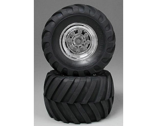 Picture of Tamiya Rear Tire/Wheel (2) (58242)